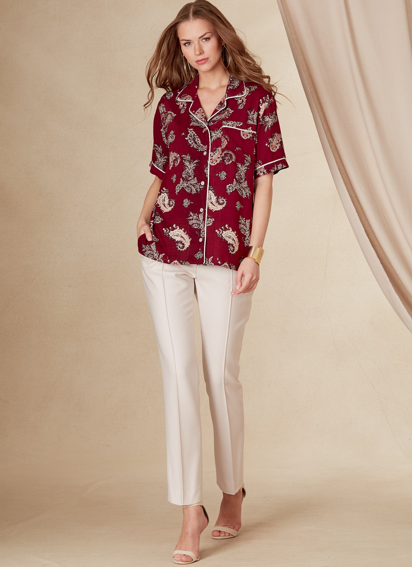 Voguepattern V1827  Unisex Shirts