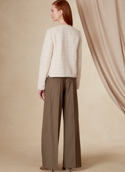 Voguepattern V1830  Misses' Jacket and Pants