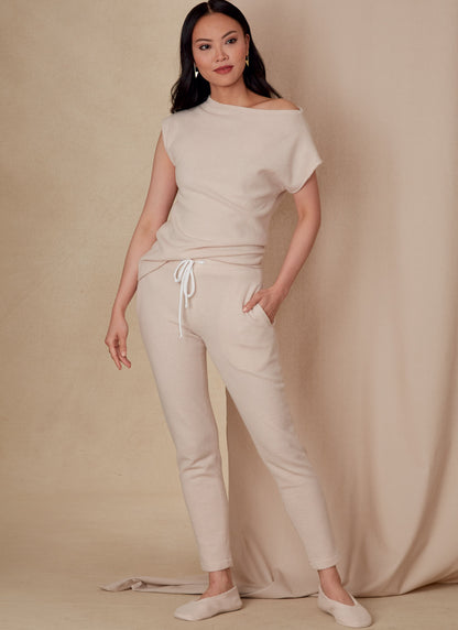 Voguepattern V1835 Miss Top, Pant, Slipper