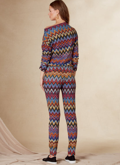 Voguepattern V1835 Miss Top, Pant, Slipper
