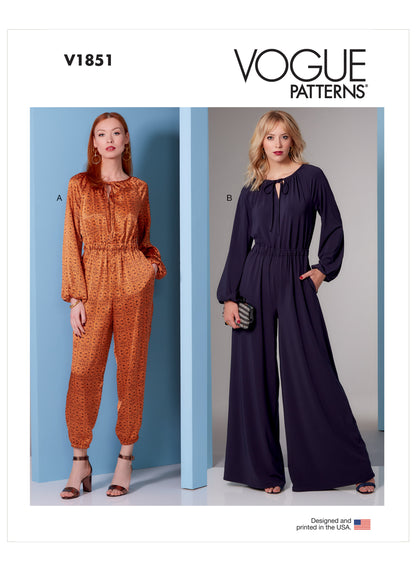 Vogue V1851 Misses/Petite Jumpsuit