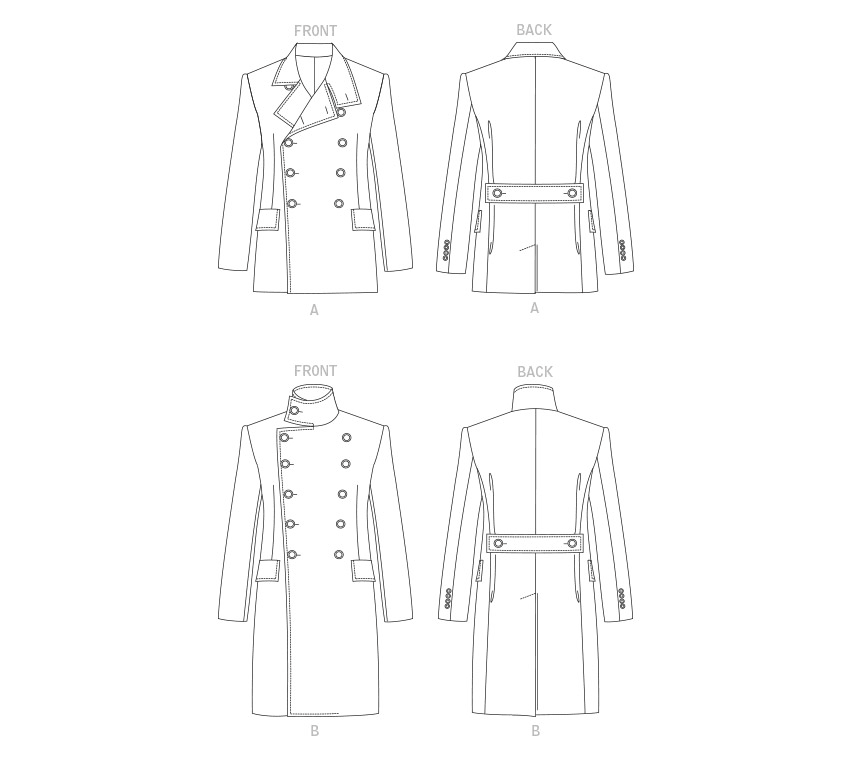 Vogue V1853 Men's Coat