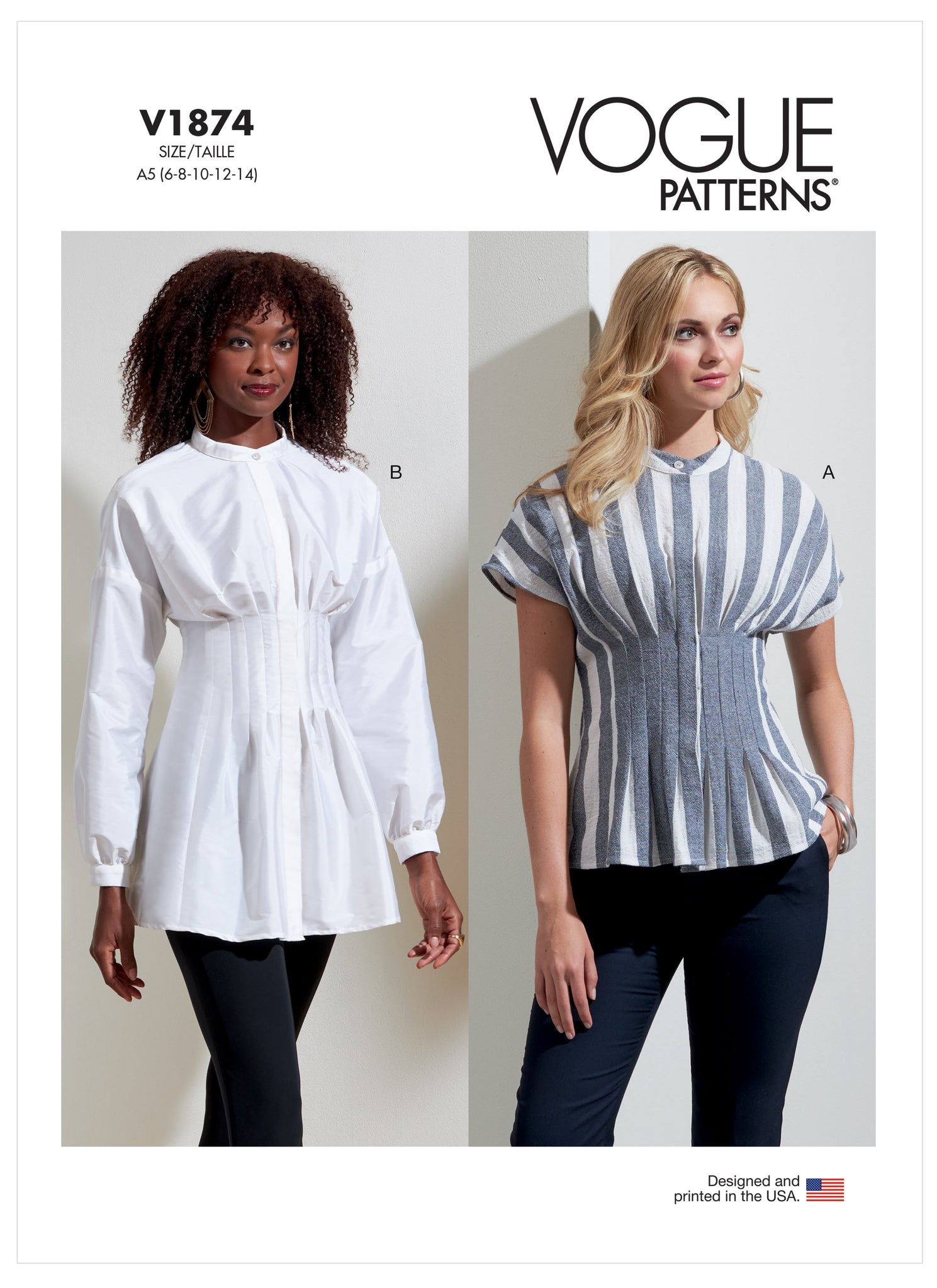 Vogue Pattern V1874 Misses' Tops – Lincraft