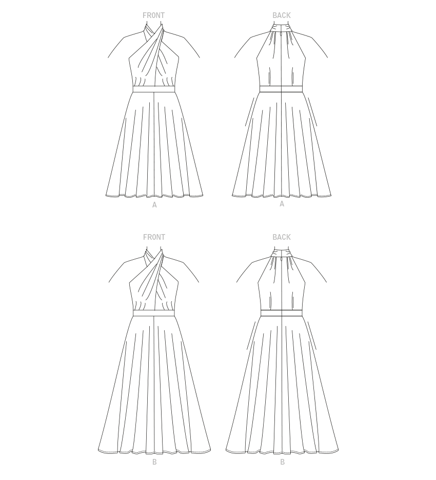 Vogue Pattern V1883 Misses' Dress