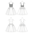 Vogue Pattern V1884 Misses' Dress