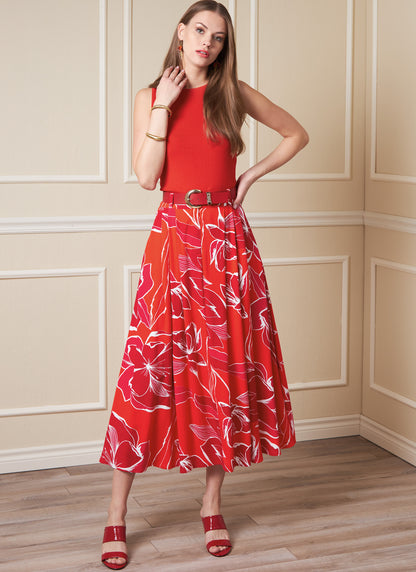 Vogue Pattern V1890 Misses' Skirts