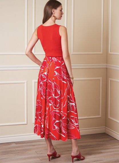 Vogue Pattern V1890 Misses' Skirts