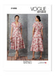 Vogue Pattern V1898 Misses' Dress
