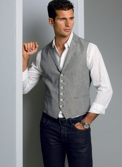 Vogue Pattern V8987 Men's Vest – Lincraft