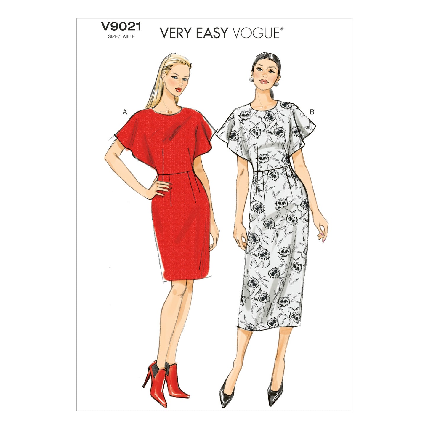 Vogue Pattern V9021 Misses' Dress