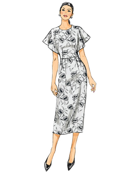 Vogue Pattern V9021 Misses' Dress