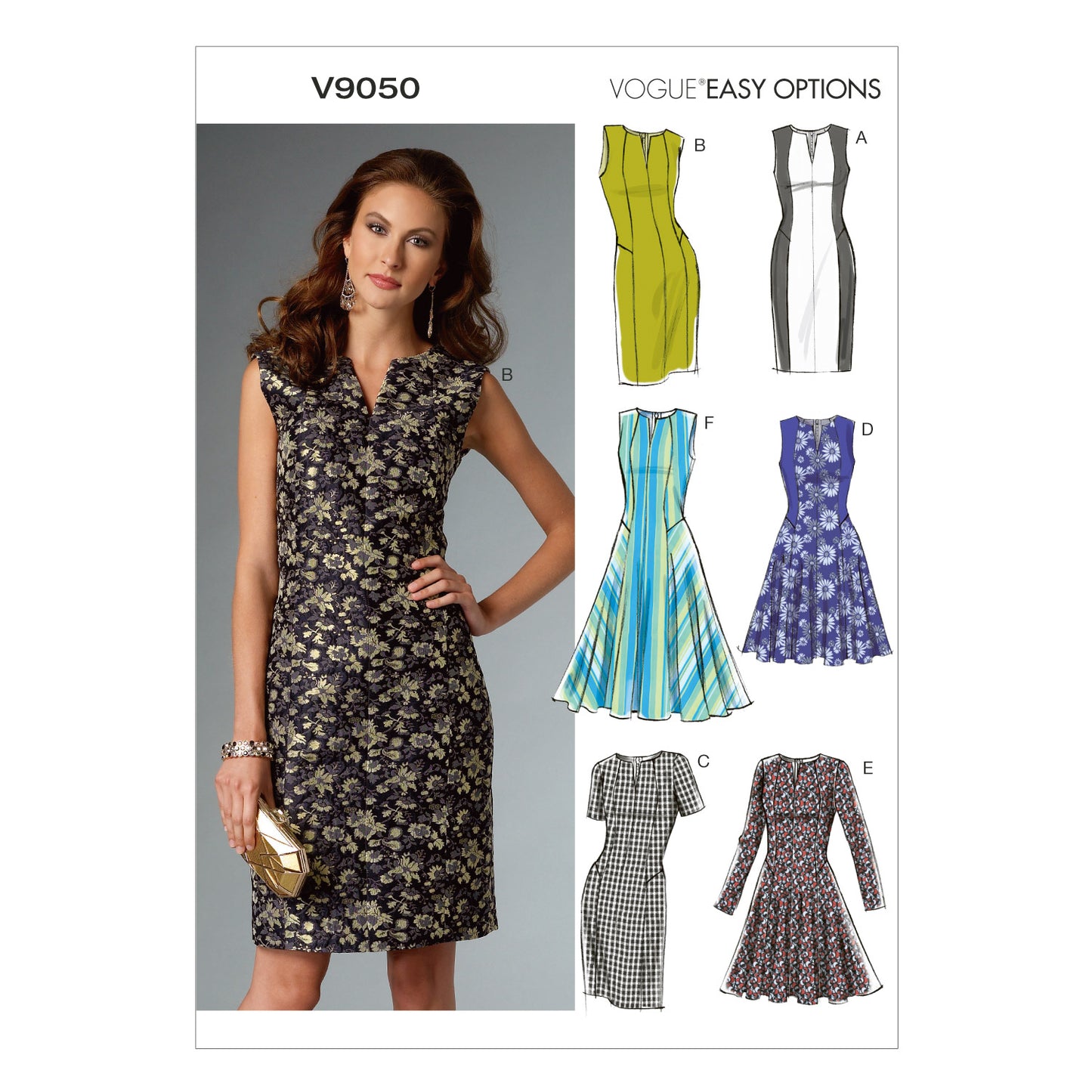 Vogue Pattern V9050 Misses'/Misses' Petite Dress