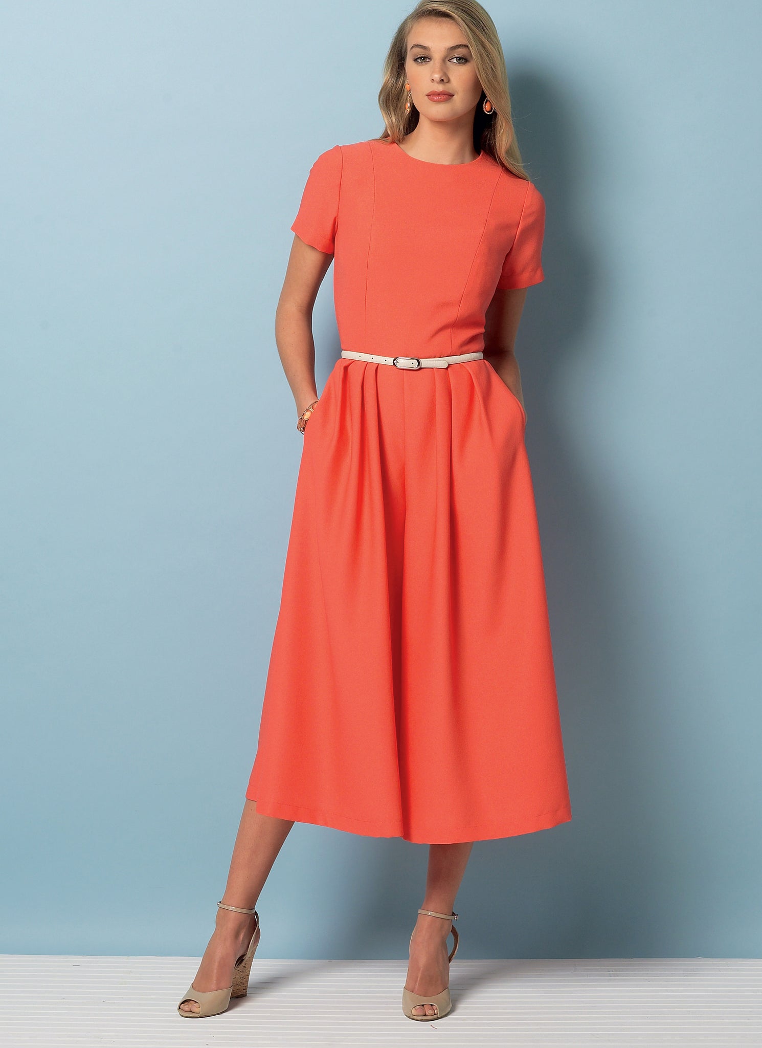 Vogue Pattern V9075 Misses'/Misses' Petite Dress and Jumpsuit