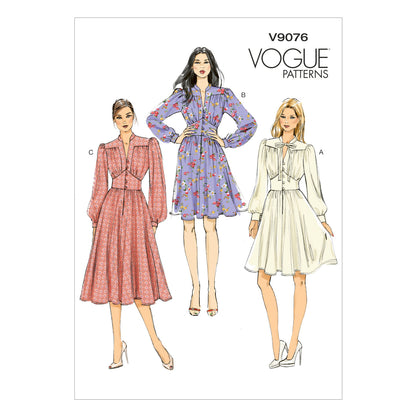 Vogue Pattern V9076 Misses' Dress