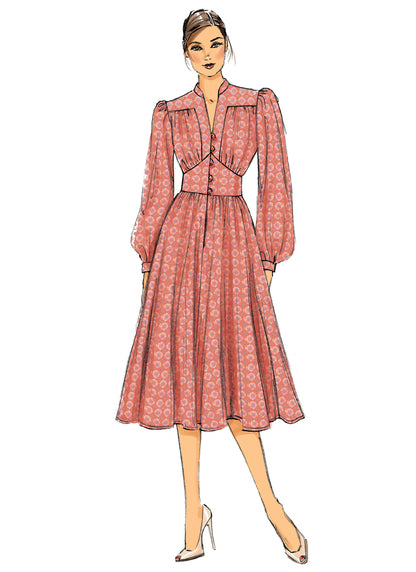 Vogue Pattern V9076 Misses' Dress