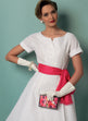 Vogue Pattern V9105 Misses' Dress and Sash