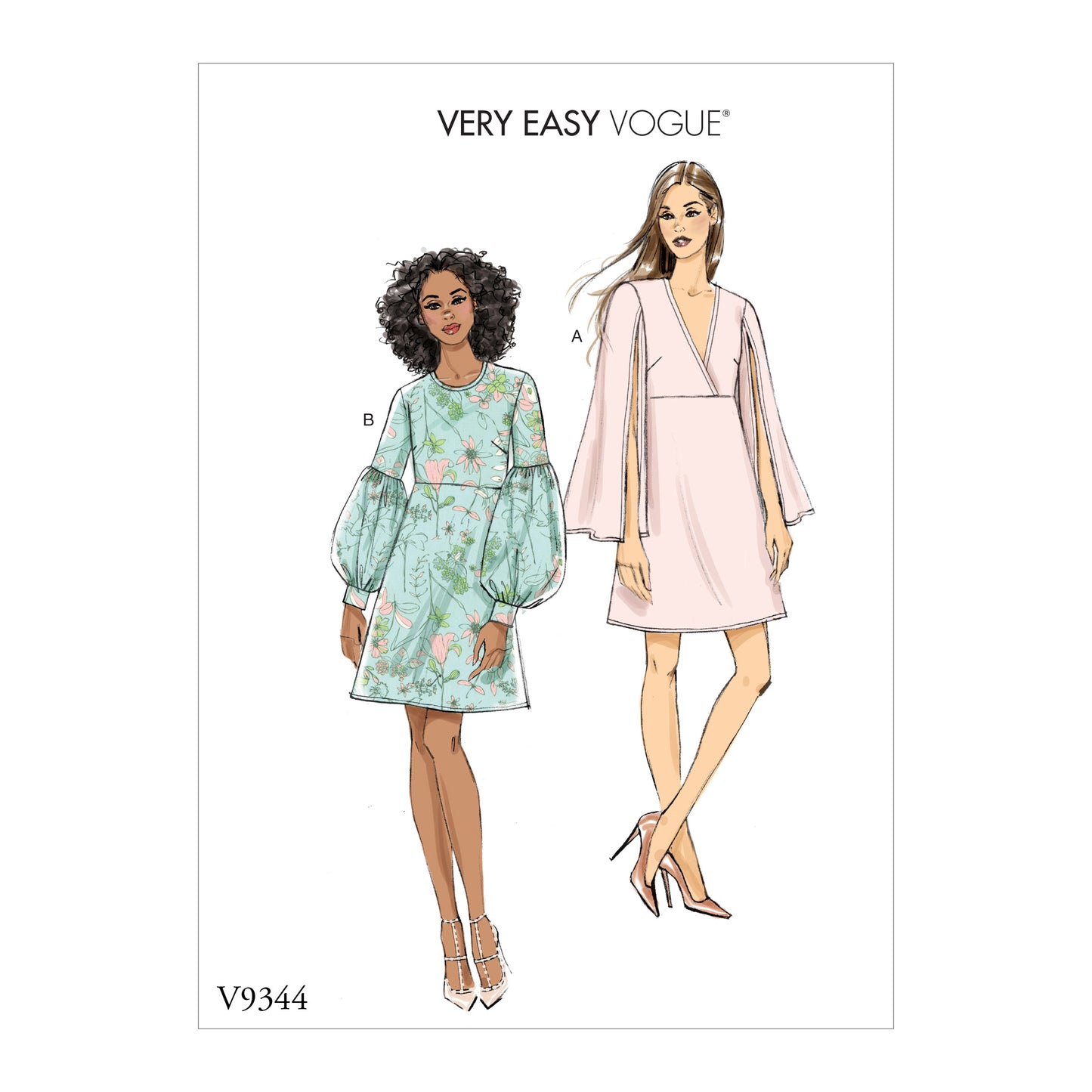 Vogue Pattern V9344 Misses' Dress