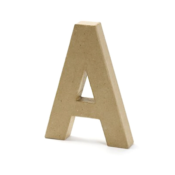 Paper Mache Letter, A - 8 inch