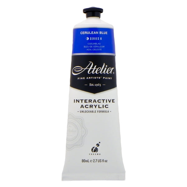 Atelier Interactive Acrylic Paint Series 6, Cerulean Blue- 80ml