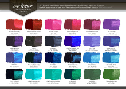 Atelier Interactive Acrylic Paint, Box of 7- 80ml