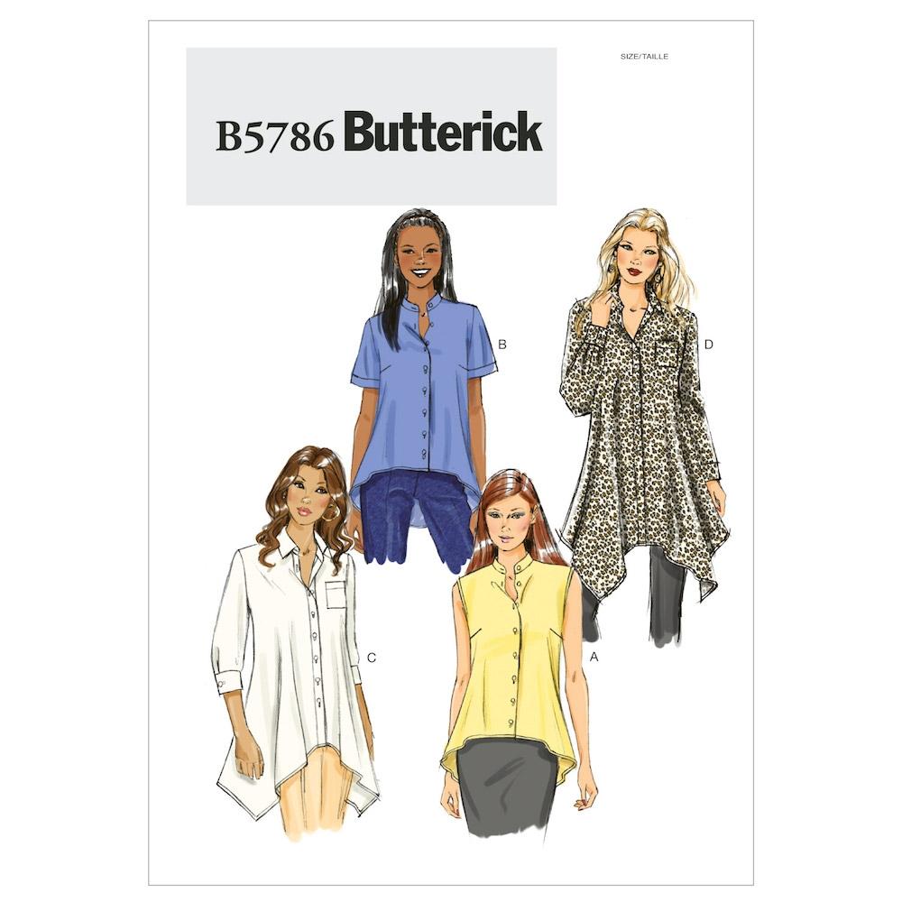 Butterick Pattern B5786 Misses' Shirt