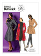 Butterick Pattern B5966 Misses'/Women's Jacket, Coat and Belt