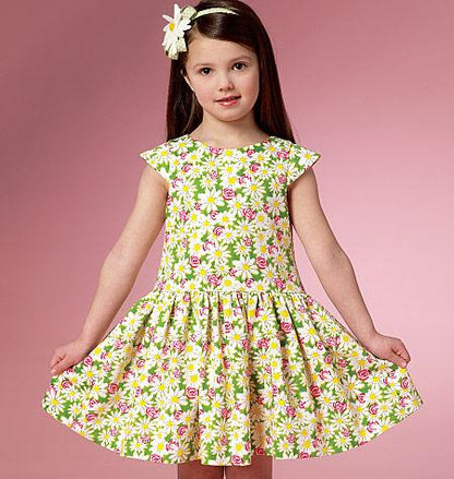 Butterick Pattern B6201 Girls Dress