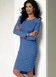 Butterick Pattern B6207 Misses Raglan Sleeve Top, Dresses & Skirt