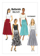 Butterick Pattern B6249 Misses A-Line Skirts