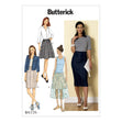 Butterick Pattern B6326 Misses' Raised-Waist or Elastic-Waist Skirts