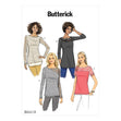 Butterick Pattern B6418 Misses' Knit, Lace-Detail Tops