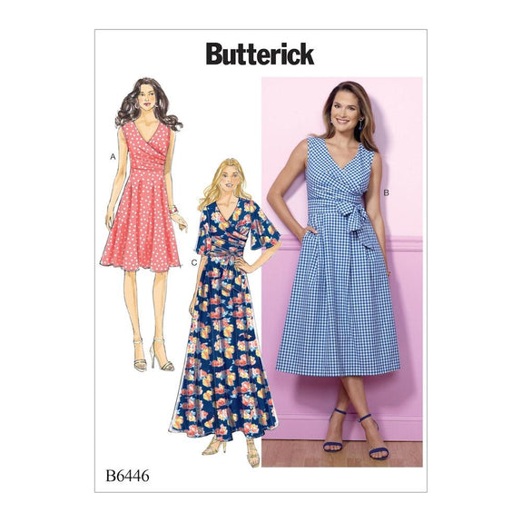 Butterick store wrap dress