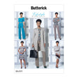 Butterick Pattern B6495 Misses' Knit Off-the-Shoulder Top, Dress and Jumpsuit, Loose Jacket, and Pull-On Pants