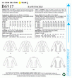 Butterick Pattern B6517 Misses' Top with Pleat and Options