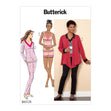 Butterick Pattern B6528 Misses' Knit Jacket, Top, Shorts and Pants