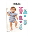 Butterick Pattern B6549 Infants Romper, Dress and Panties