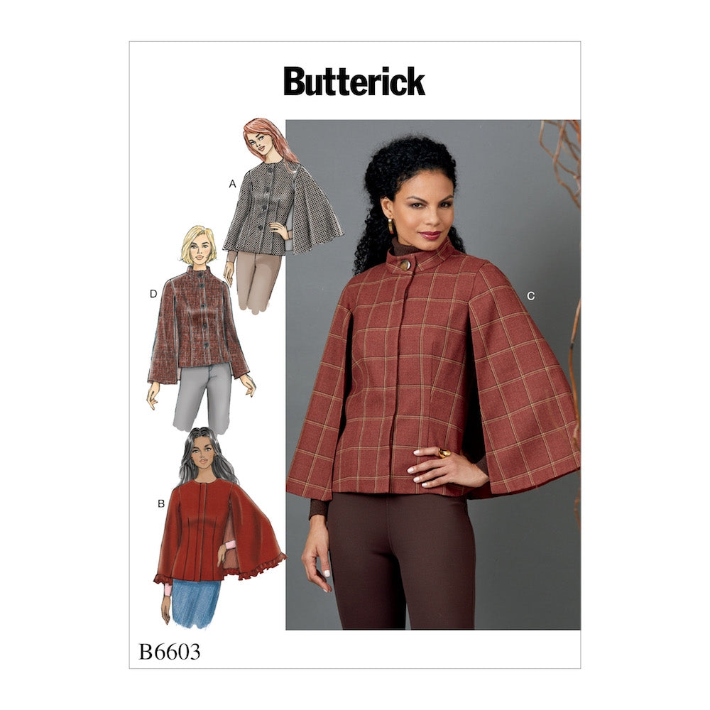 Butterick Pattern B6603 Misses' Cape