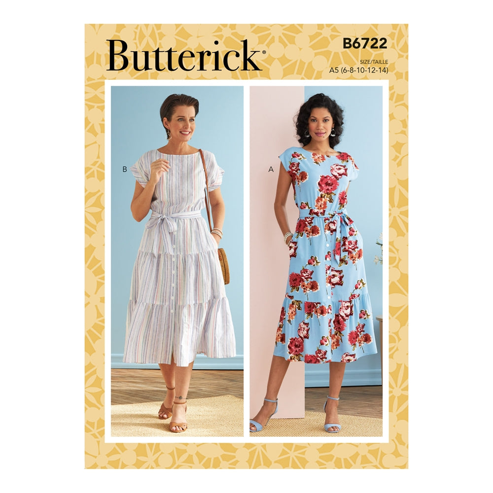 Butterick Pattern B6722 Misses' Dresses