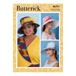 Butterick Pattern B6741 Misses' Hats With Ribbon, Flowers & Bow