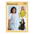 Butterick Pattern B6745 Misses' Vests in Five Styles