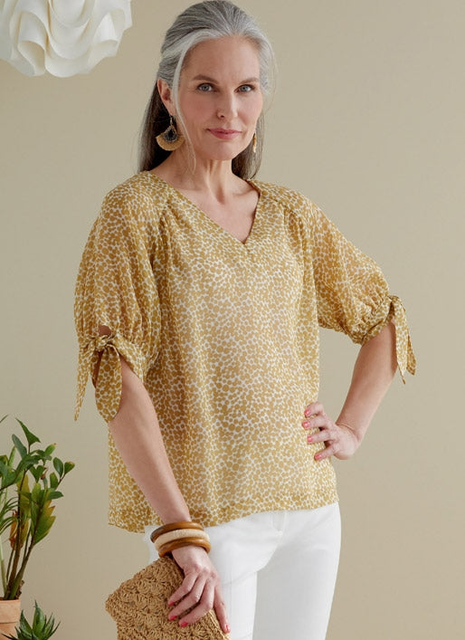 Butterick Pattern B6770 Misses' Tops and Sash