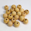 Arbee Wood Beads, Round 16mm Natural- 20pc
