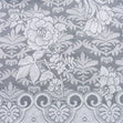 Cabbage Rose Lace Fabric, White