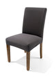 Stretch Chair Cover, Charcoal - Armless Chair