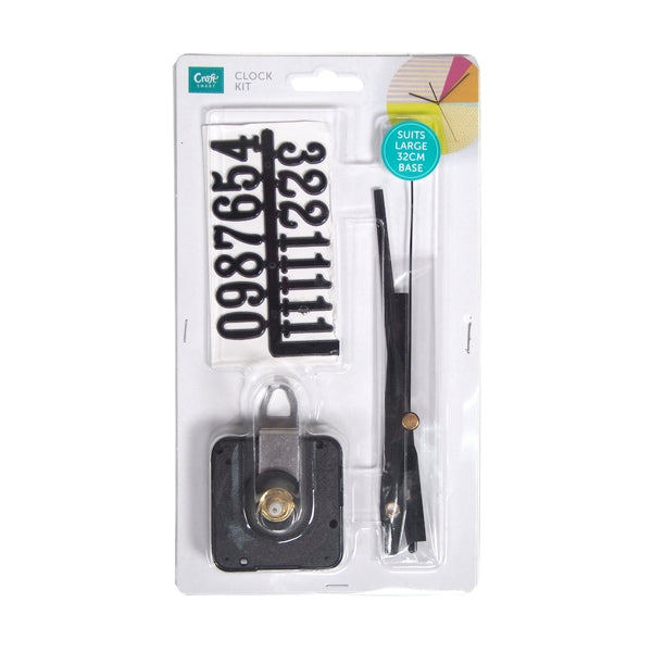 Craftsmart Clock Making Kit, Black