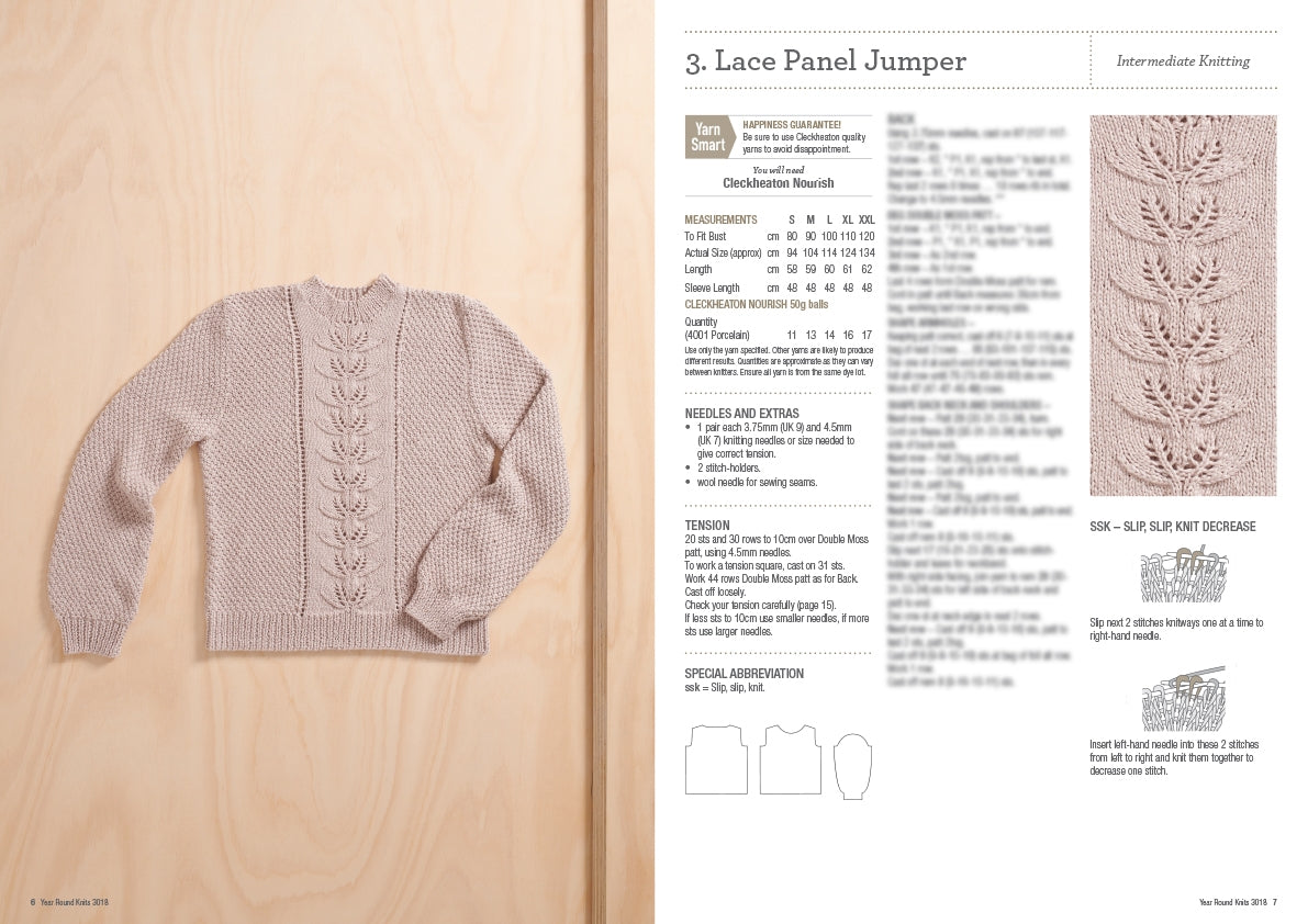 Cleckheaton Year Round Knits Pattern Book 3018
