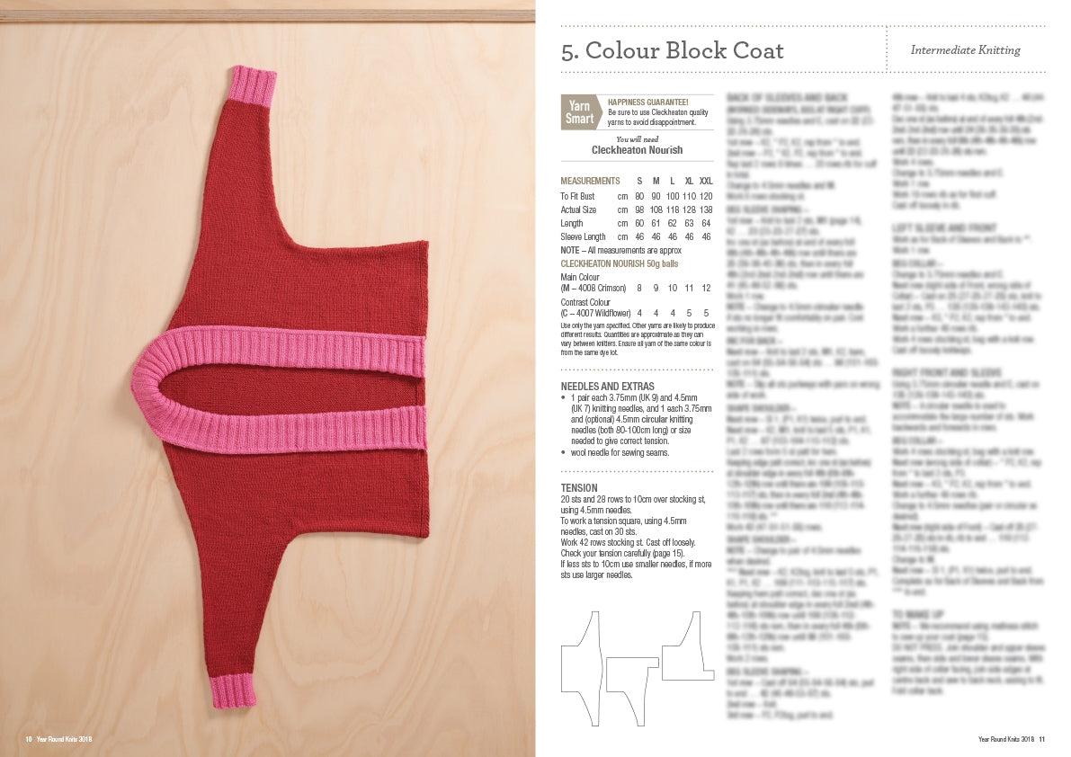 Cleckheaton Year Round Knits Pattern Book 3018