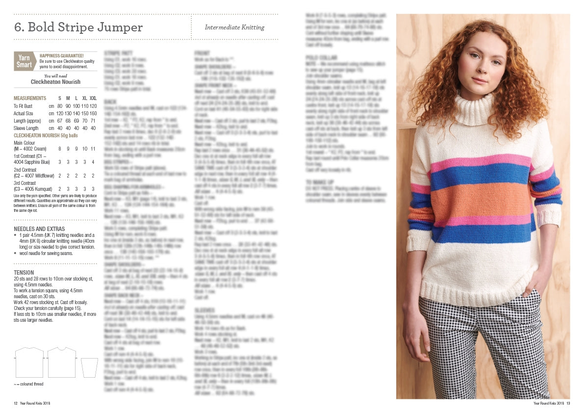 Cleckheaton Year Round Knits Pattern Book 3018