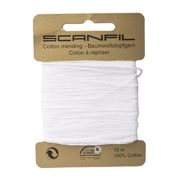 Scanfil Cotton Mending, White