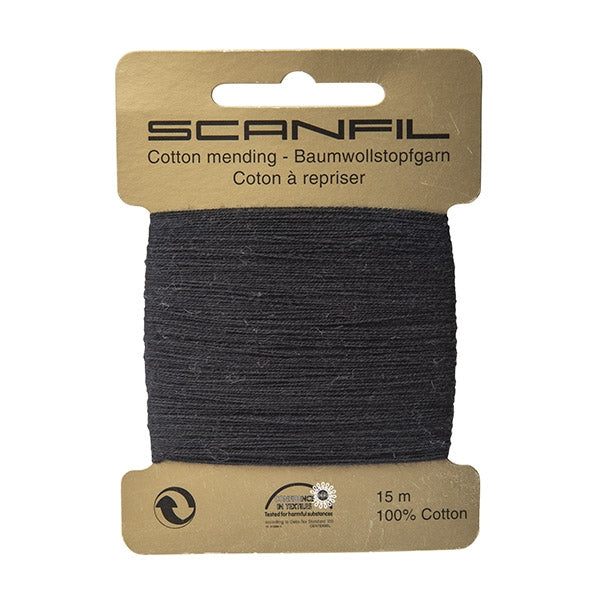 Scanfil Cotton Mending, Black